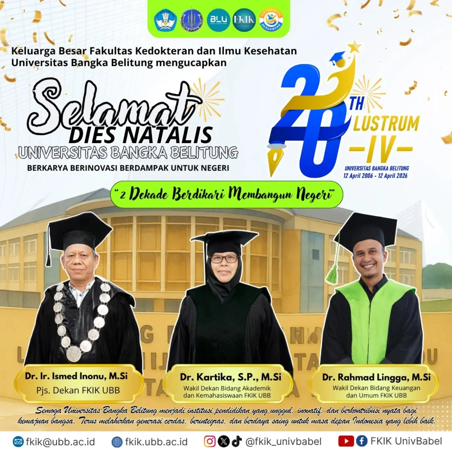 Dies Natalis Universitas Bangka Belitung ke-20 (20th Lustrum IV)