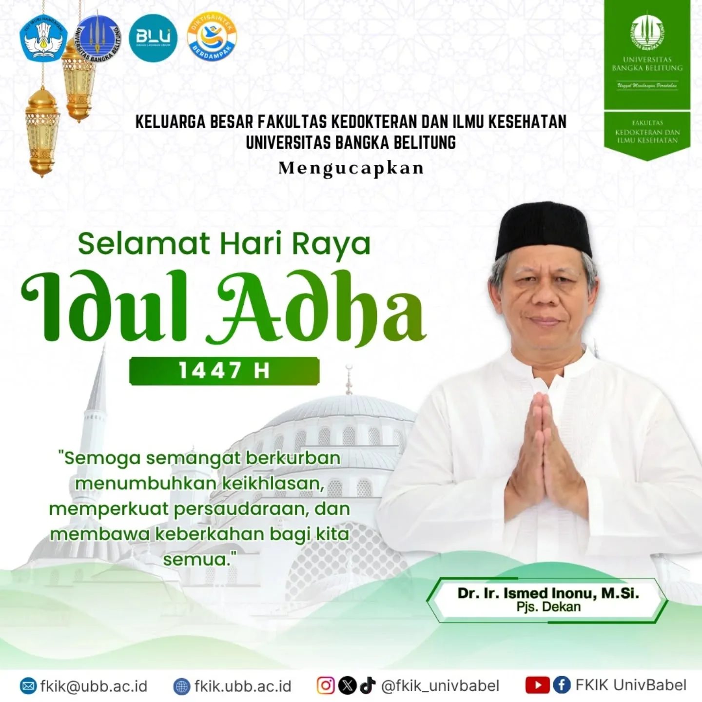 Selamat Hari Raya Idul Adha 1447 H.