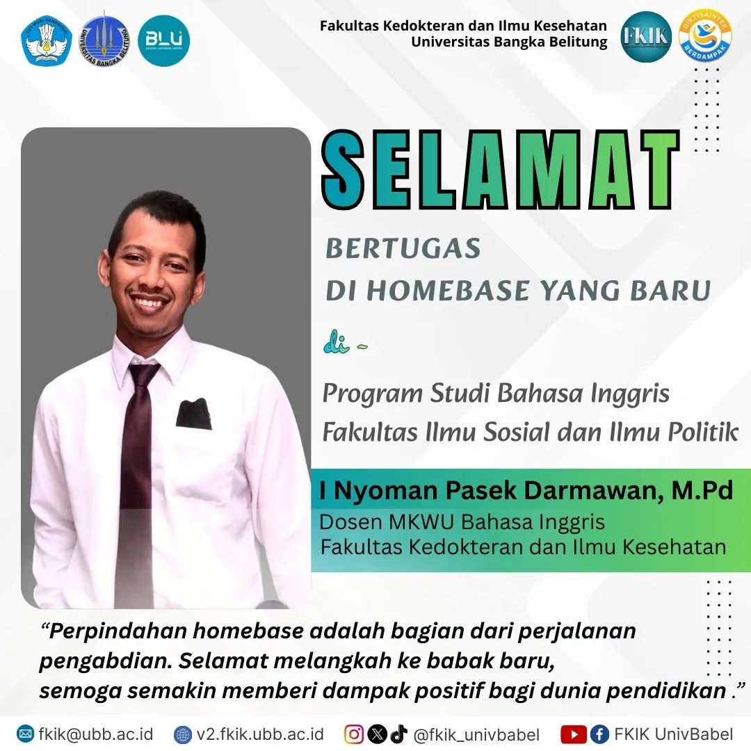 Selamat Bertugas di Homebase yang Baru