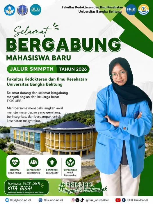 SELAMAT BERGABUNG, MAHASISWA BARU FKIK UBB!