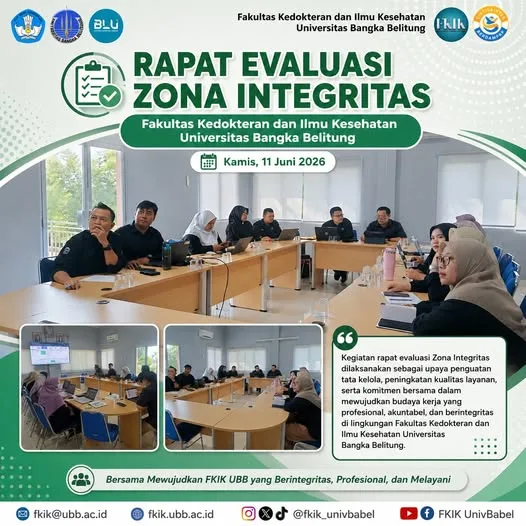 Rapat Evaluasi Zona Integritas FKIK UBB