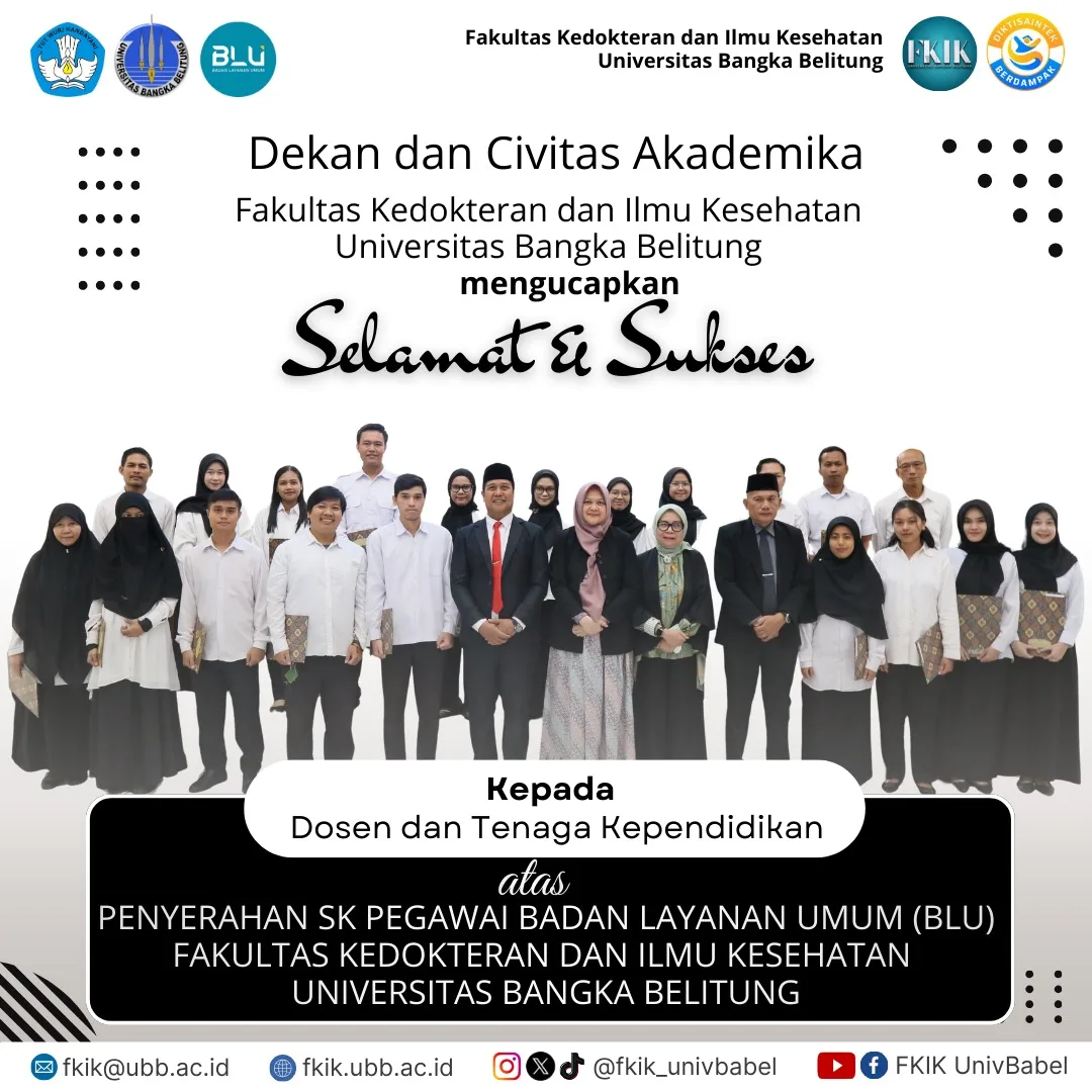 Penyerahan SK Pegawai Badan Layanan Umum (BLU) FKIK UBB