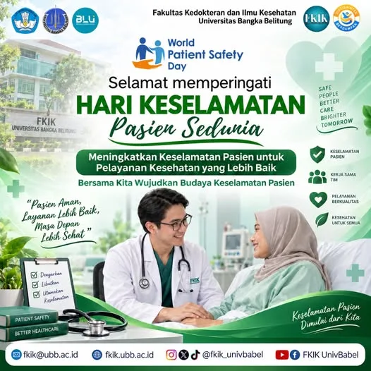 FKIK UBB Ajak Sivitas Akademika dan Masyarakat Perkuat Budaya Keselamatan Pasien
